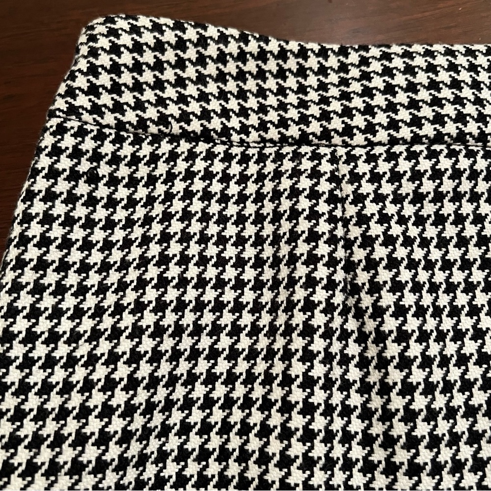Vesti Black White Houndstooth Pencil Skirt - Picture 3 of 11
